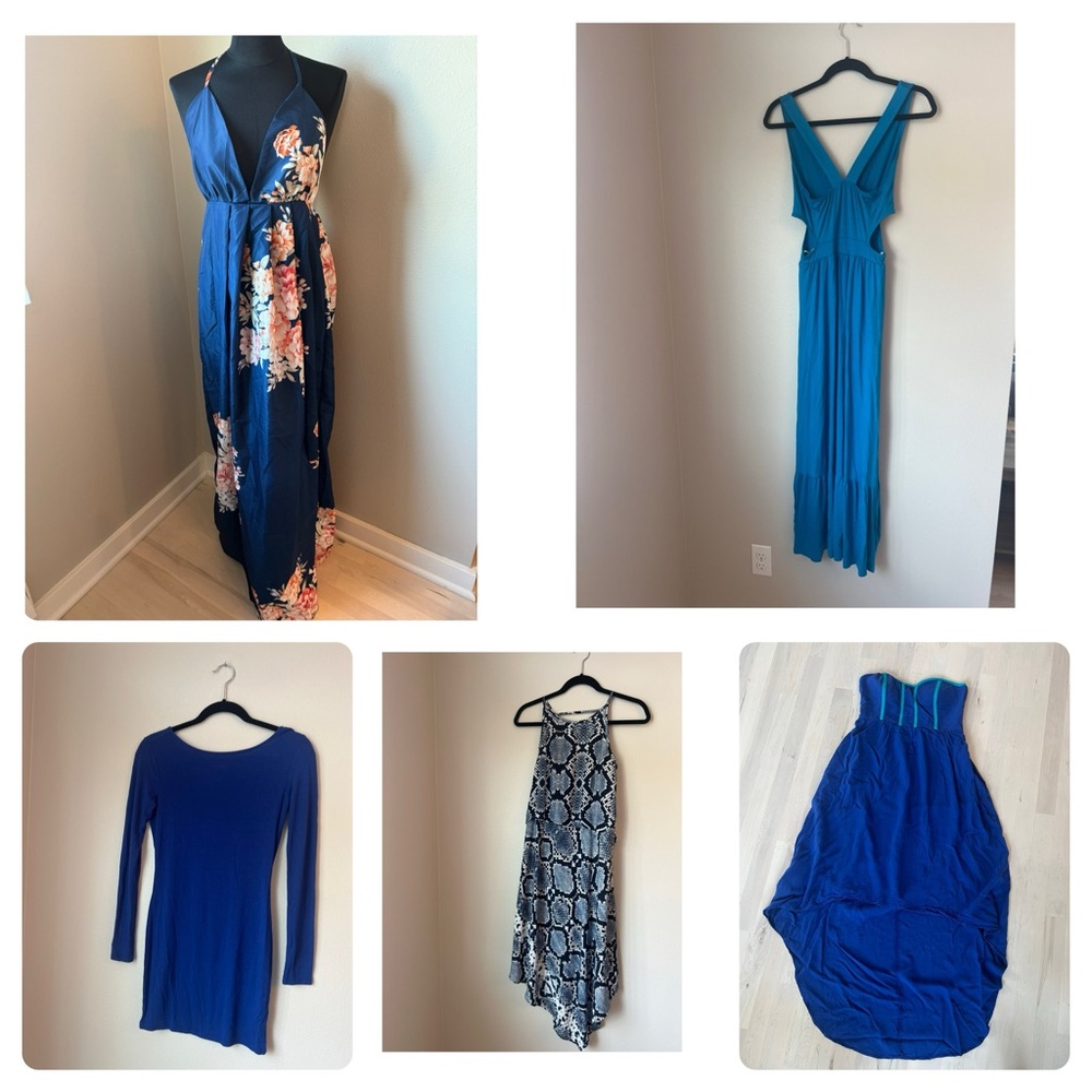 Bundle of blue women’s dresses size small